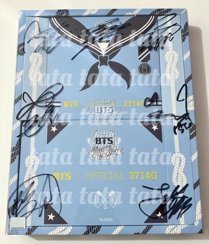 BTS SUMMER PACKAGE 2014 SIGNED ALBUM FULLSET ALL MEMBERS