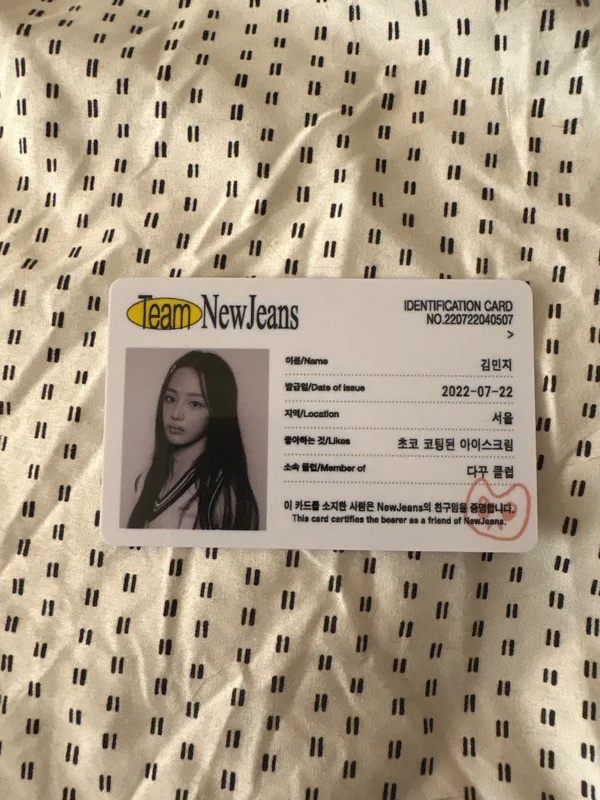 New Jeans Bluebook ver. MINJI VER.