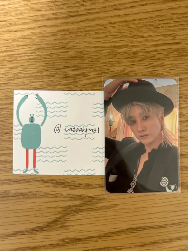 Super Junior D&E Eunhyuk 606 6:06AM Ver. photo card