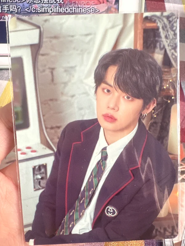2021 TXT FANLIVE SHINE X TOGETHER MINI PHOTO CARD