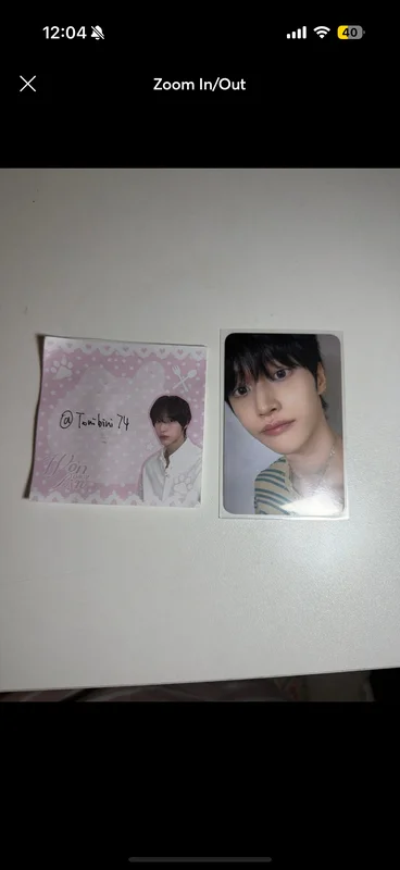 1ST ANNIVERSARY LUCKY CARD WONBIN