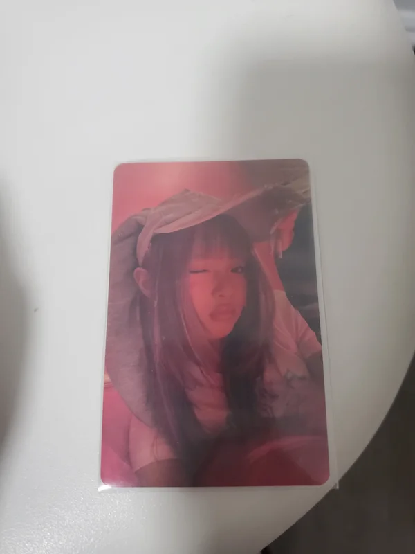 OMG message card hanni ver