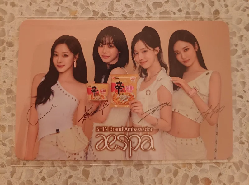 shin ramyun x aespa EVENT (White)