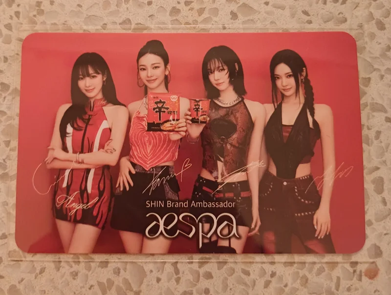 shin ramyun x aespa EVENT (Red)