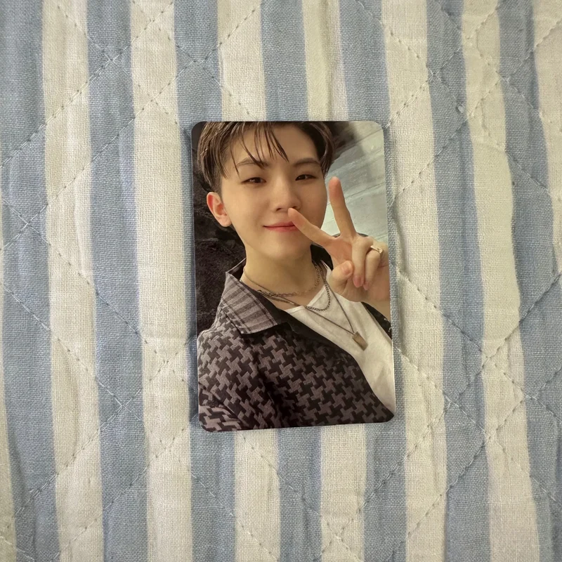 woozi face the sun pioneer ver photocard