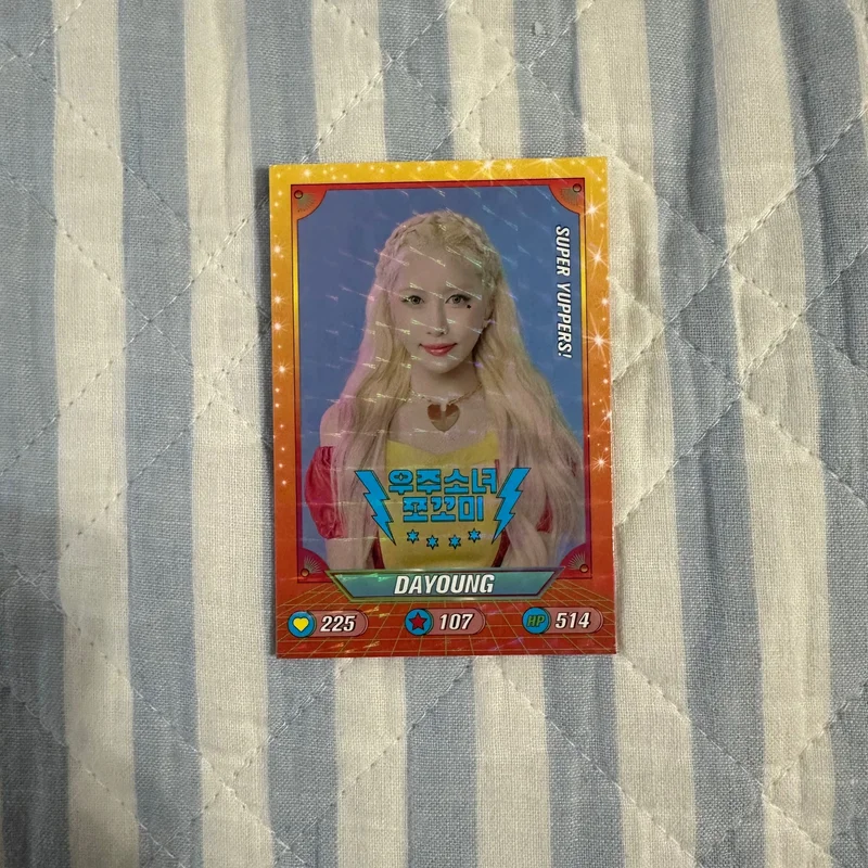 dayoung super yuppers trading card photocard