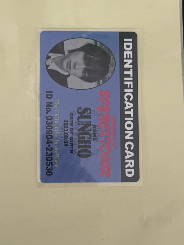 SUNGHO HOW ID CARD