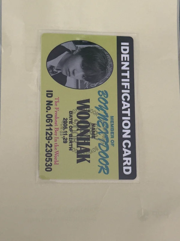 WOONHAK HOW ID CARD
