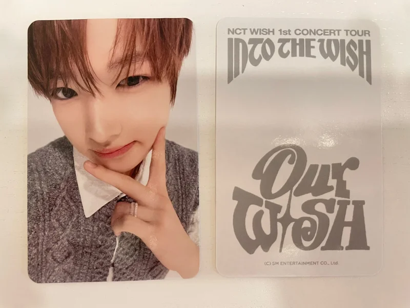 NCT WISH 1st CONCERT TOUR INTO THE WISH : Our WISH RANDOM TRADING CARD SET