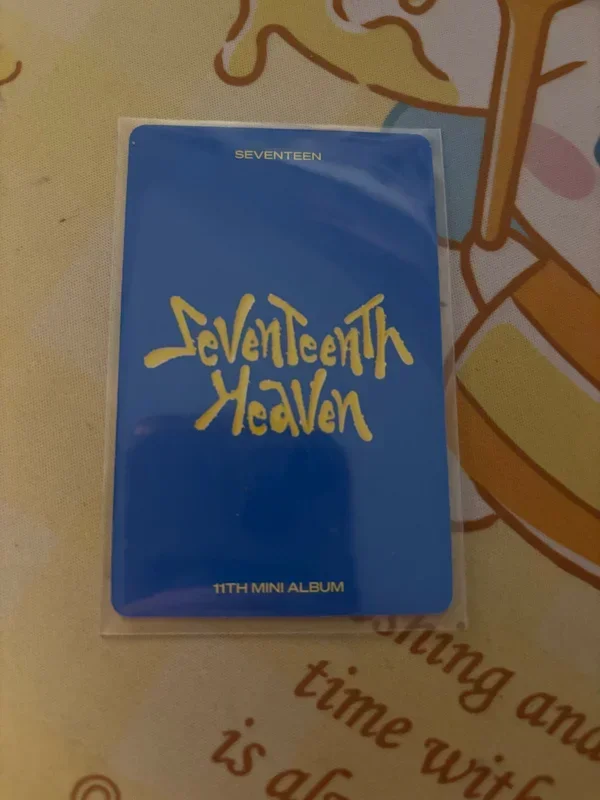 Seventeen JEONGHAN 'SEVENTEENTH HEAVEN Carat Ver.' Photocard