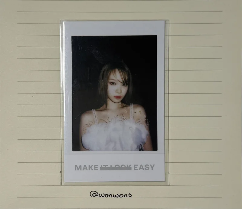 LE SSERAFIM 2024 S/S POP UP INSTANT PHOTO CARD SET