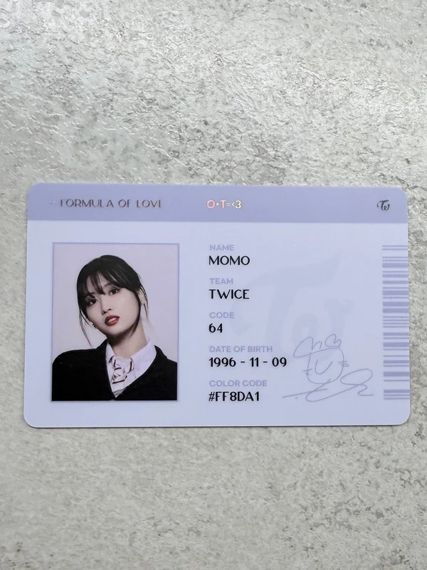 Formula of Love: O+T=<3 SCIENTIST ID CARD