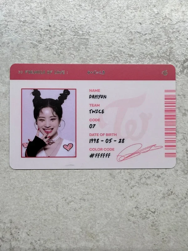 Formula of Love: O+T=<3 SCIENTIST ID CARD
