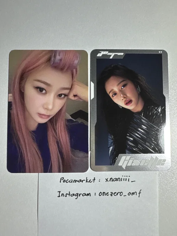 aespa WEEK - #Whiplash_mood TRADING CARD A Ver. SPECIAL Giselle set