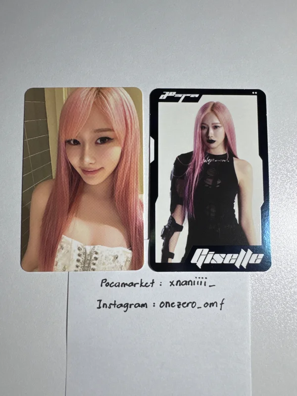 aespa Giselle | WEEK - #Whiplash_mood TRADING CARD B Ver. SPECIAL Giselle set