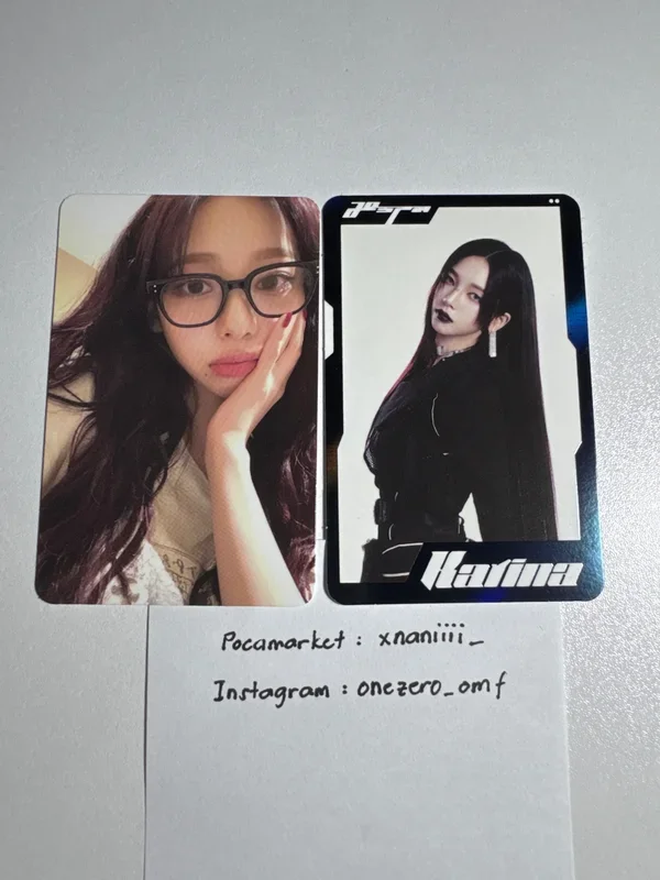 aespa WEEK - #Whiplash_mood TRADING CARD B Ver. SPECIAL Karina set