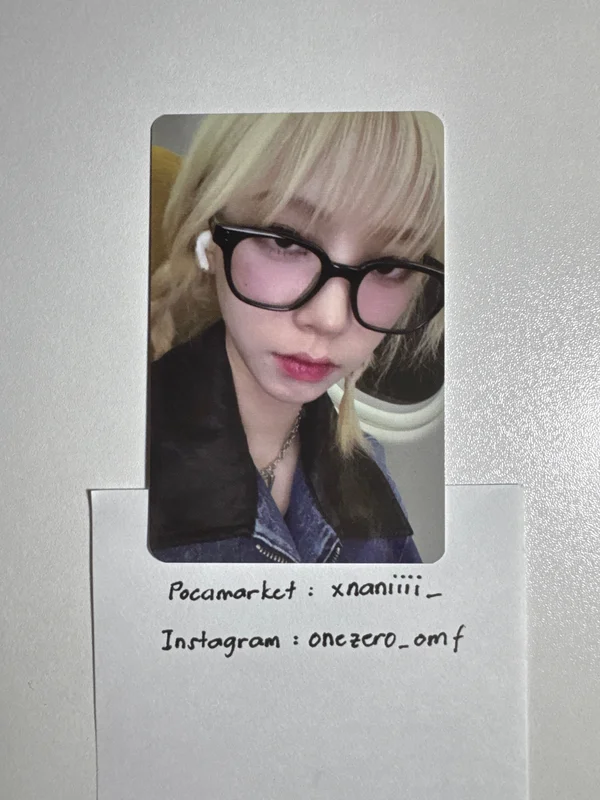 Pocamarket, aespa KARINA MY WORLD KTOWN4U K-pop Photocard