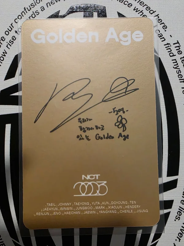 Golden Age スペシャルトレカ　ドヨン NCT DOYOUNG 'Golden Age Archiving Ver.' Photocard | Sold by