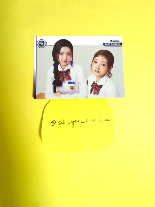 TELECA COLLECTION CARD 2025 K-POP ROOKIE BASE
