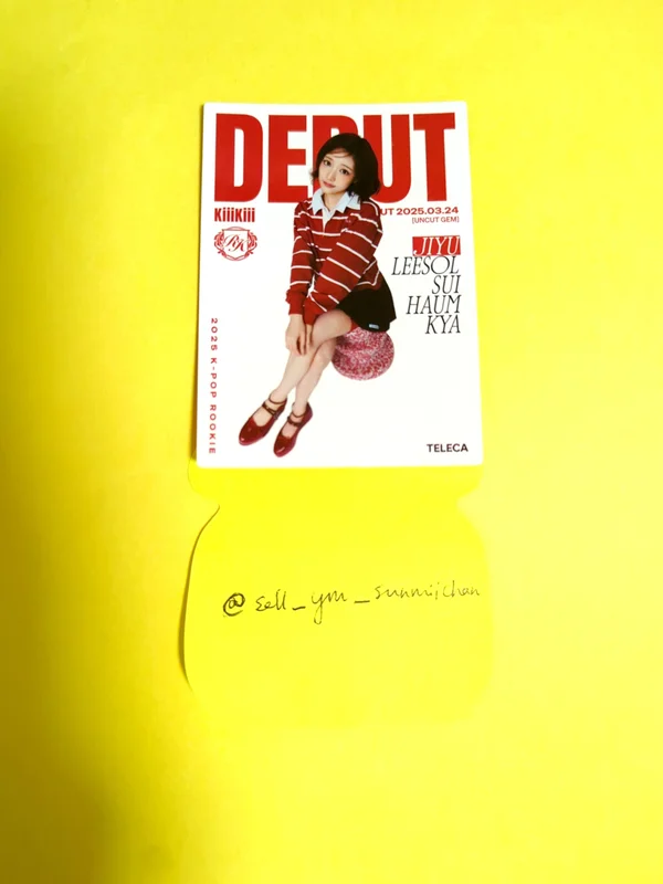 TELECA COLLECTION CARD 2025 K-POP ROOKIE RARE