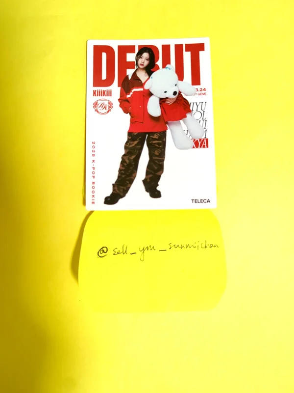 TELECA COLLECTION CARD 2025 K-POP ROOKIE RARE