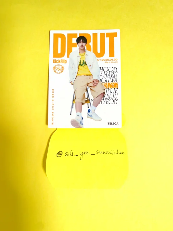 TELECA COLLECTION CARD 2025 K-POP ROOKIE RARE