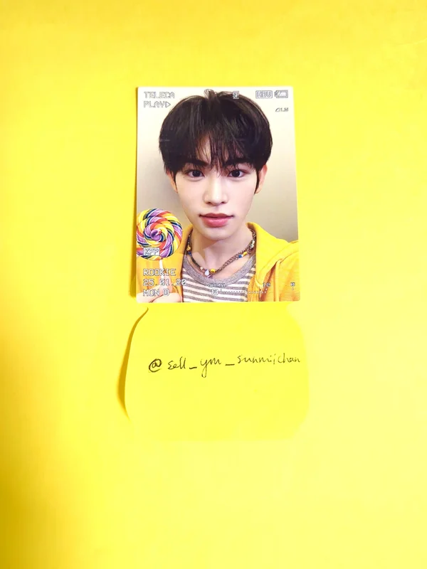 TELECA COLLECTION CARD 2025 K-POP ROOKIE RARE