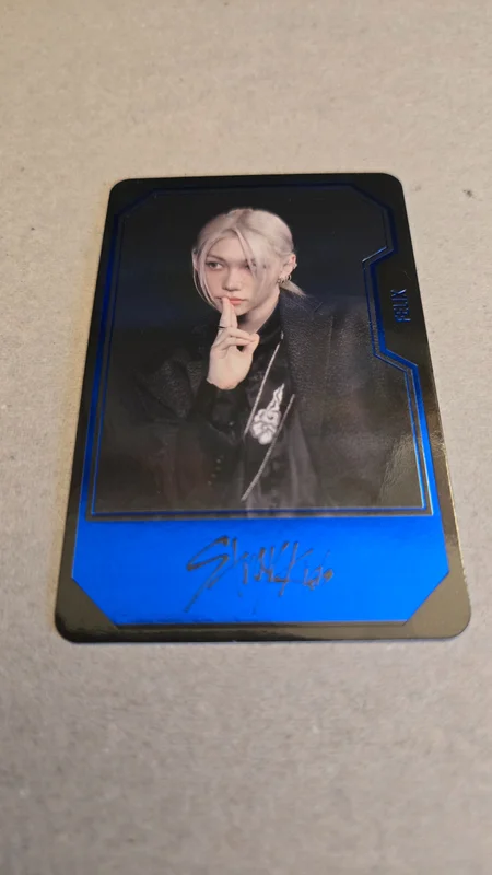 Straykids HOP 合 US限定直筆サイン入りポストカード フィリックス STRAY KIDS FELIX Autographed Signed Art Board HOP K-POP COLLECTION