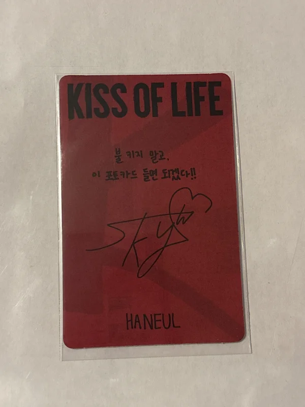 KISSOFLIFE HANEUL 'KISS OF LIFE' Photocard | Sold by