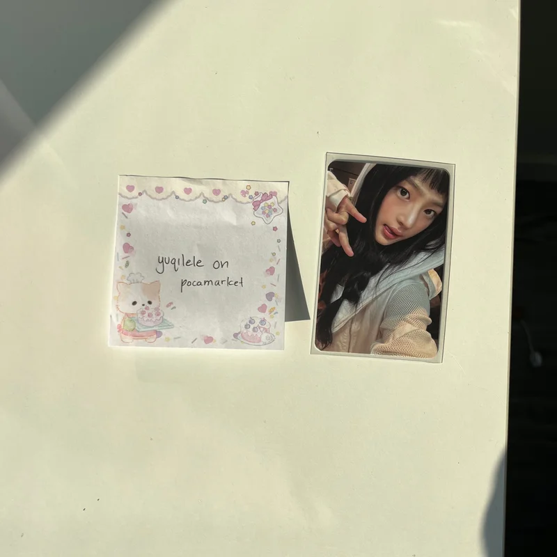 NewJeans Minji Supratural Drawstring Bag ver. photocard (NJ X MURAKAMI)