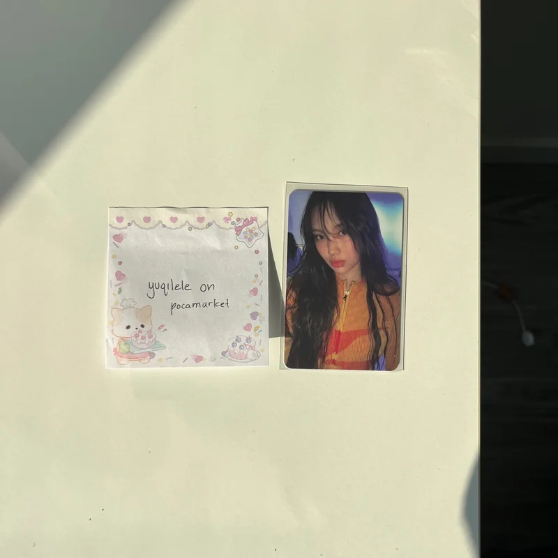 NewJeans Hyein Supernatural Drawstring Bag ver. photocard (NJ X MURAKAMI)