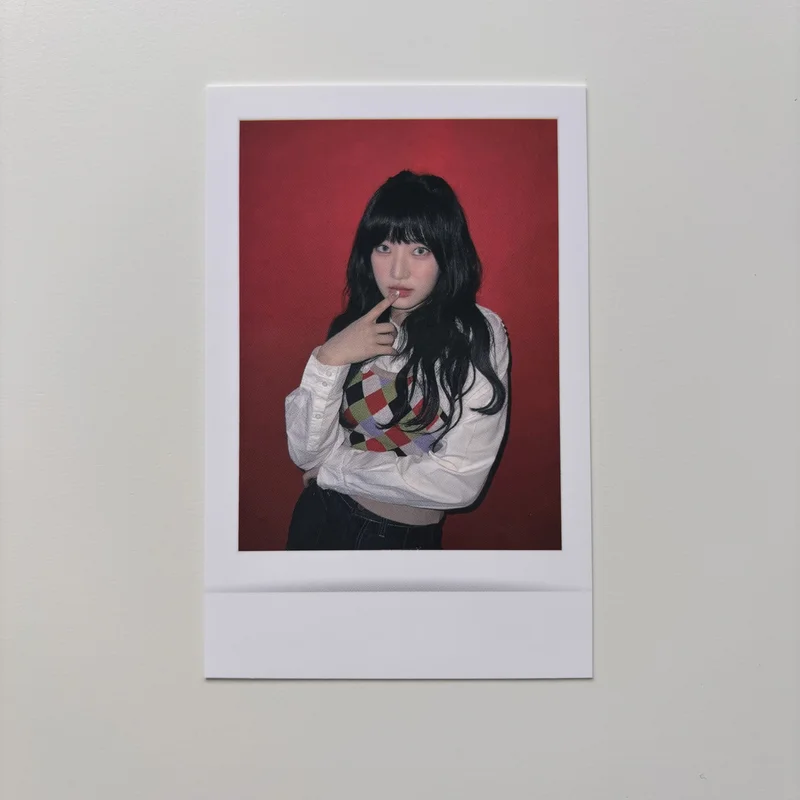 SNOWY NIGHT Polaroid-type photo card & Decorating sticker set